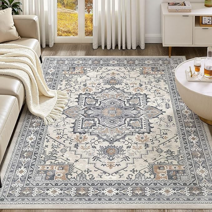 UERMEI 5x7 Area Rug Living Room Rugs - Image 3