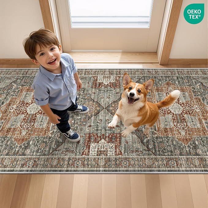 Kitchen Runner Rug Non Slip Washable Rugs 2.5x10, Carpet Runner - Image 9