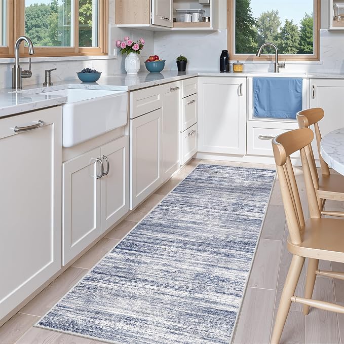 2x6 Runner Rug Non Slip, Washable Hallway Runner Rug, Nursery Room, Soft Runner by Restydon