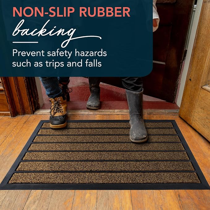ubdyo Extra Durable Door Mat Outside Entrance | Dirt Trapping, Non-Slip Backing - Image 6