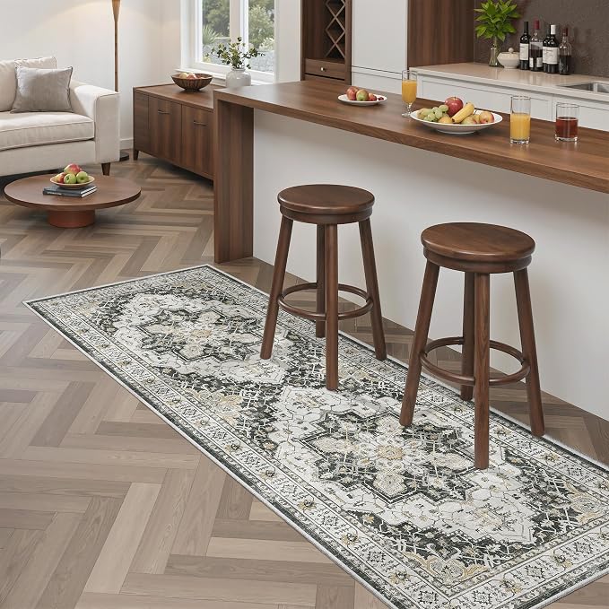 Madane Hallway Runner Rug 2x5 Washable Entry Rugs Non-Slip, Soft Low-Pile - Image 2