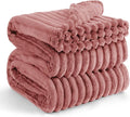 Bedsure GentleSoft Dusty Pink California King Size Blanket for Bed - Cozy Soft Blankets for Women, Cute Small Fleece Throws for Girls, Birthday Gifts for Women, 102x96 Inches