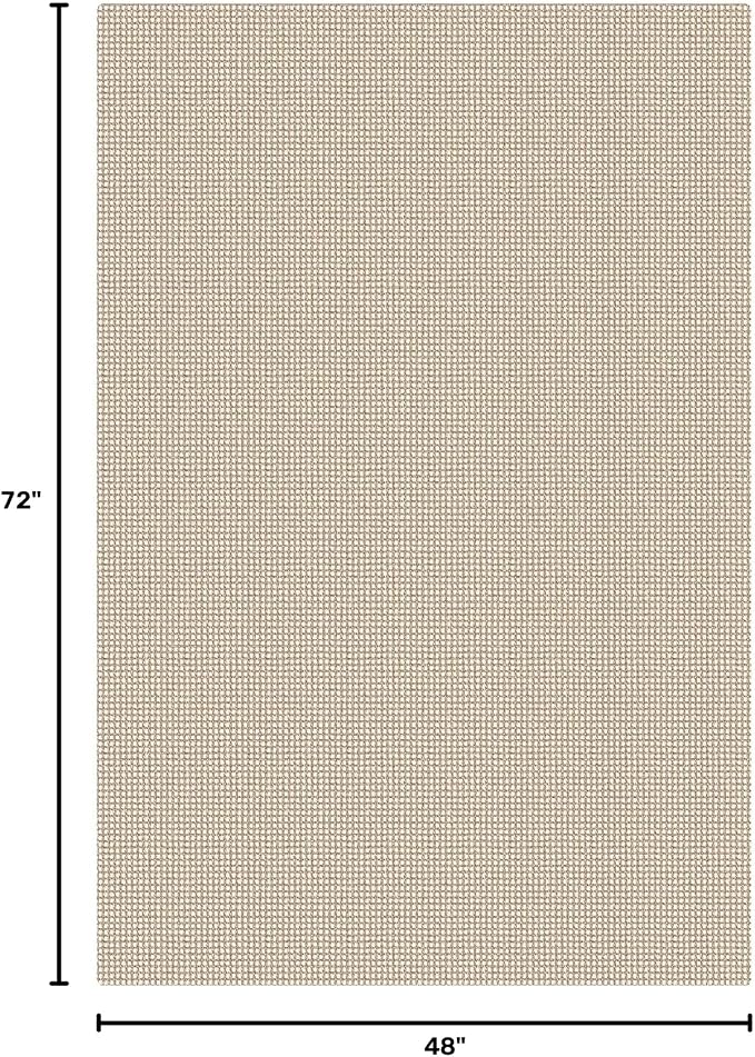 KOZYFLY Washable Area Rug 4x6 ft Non Slip Rubber Backed Living Room Rugs - Image 2