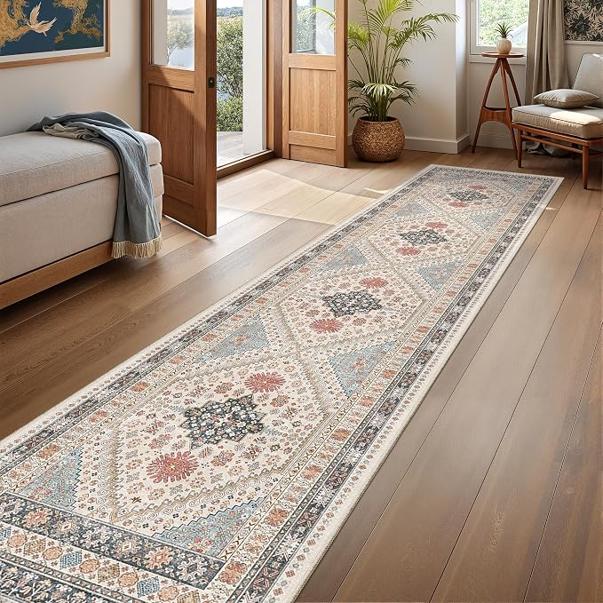 Runner Rug 2x10, Washable Rugs for Entryway Rug, Bathroom Bedroom - Image 4