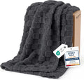 Bedsure GentleSoft Dark Grey Throw Blanket by Unknown
