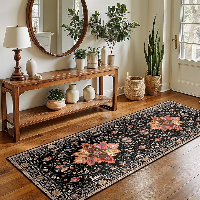 RELEANY Washable Area Rug, Runner 2'x5', Water Repellent, Pet Friendly - Image 2