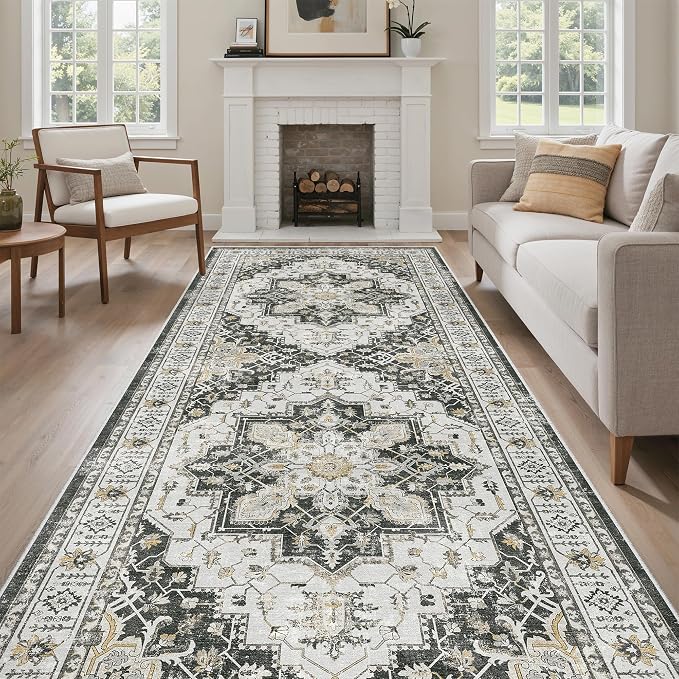 Madane 4x10 Wide Hallway Runner Rug Washable - Image 4