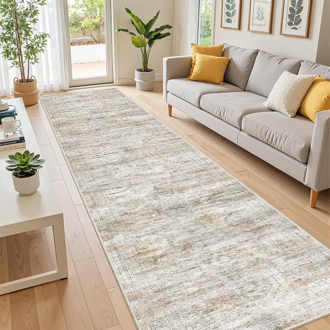 2x12 Runner Rug Non Slip, Washable Hallway Runner Rug, Laundry Room, Soft - Image 3