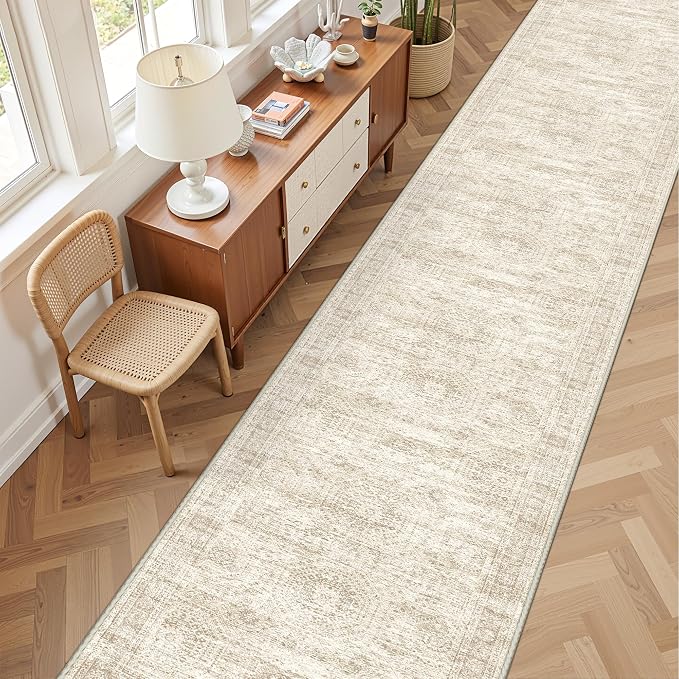 3x16 Runner Rug Non Slip, Washable Hallway Runner Rug, Living Room, Extra Long - Image 5
