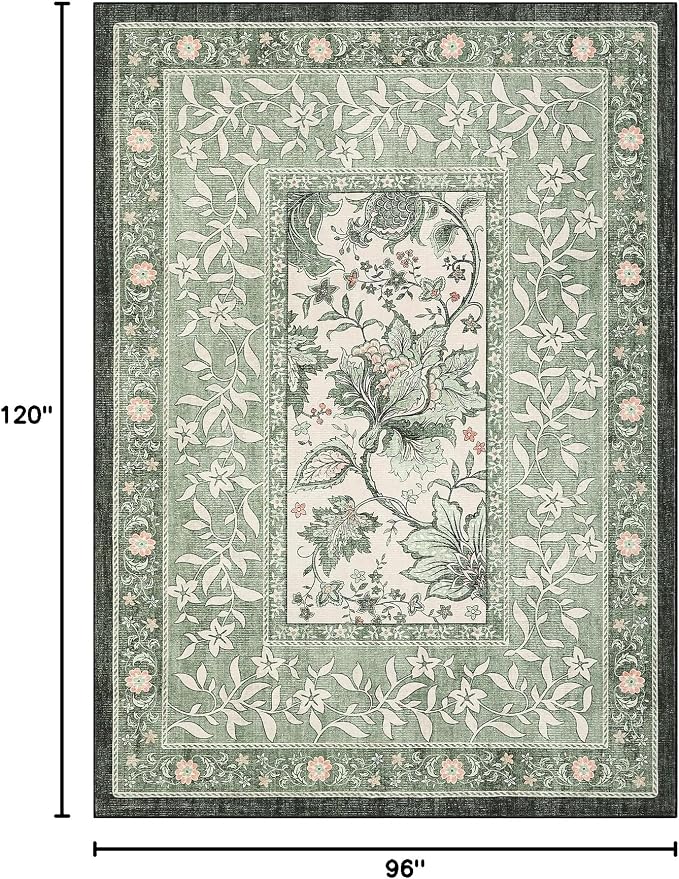 GarveeHome Provence 8x10 Area Rugs - Image 2