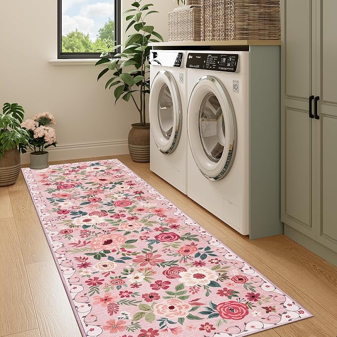 DUKINO 2x7 Runner Rug for Hallway, Washable Runner Rug Non Slip, Soft Indoor - Image 6