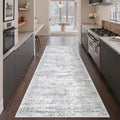 3x8 Runner Rug Non Slip, Washable Hallway Runner Rug, Nursery Room, Soft Runner by Restydon