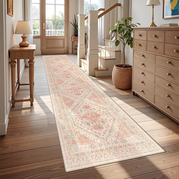 Hallway Runner Rug 2x12 Extra Long Washable Runner, Non Slip Runner - Image 3