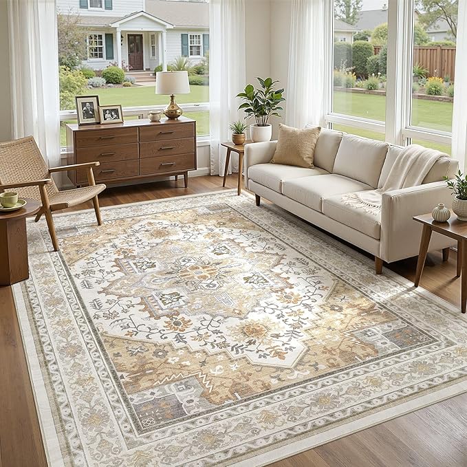 UERMEI 10x14 Area Rug for Living Room - Image 4