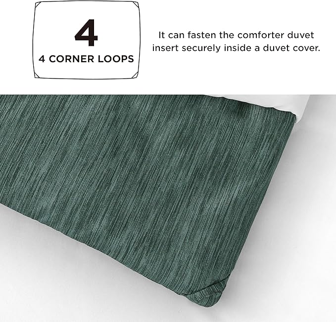 Bedsure California King Comforter Set - Emerald Green Soft Bedding for All Seasons, Cationic Dyed Bed Set, 3 Pieces, 1 California King Size Comforter (104"x96") and 2 Pillow Shams (20"x36"+2")