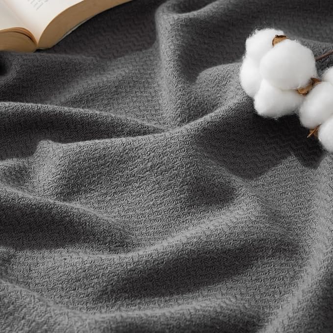 Bedsure GentleSoft 100% Cotton Blanket Queen Size by Unknown