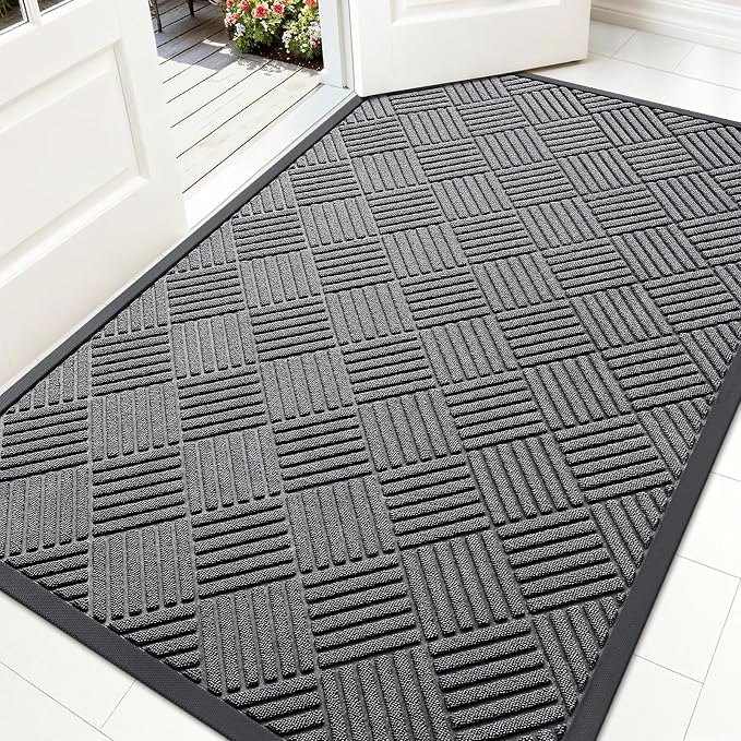 OLANLY Front Door Mat Outside Entrance 59x34, Waterproof Heavy-Duty Doormat | by OLANLY