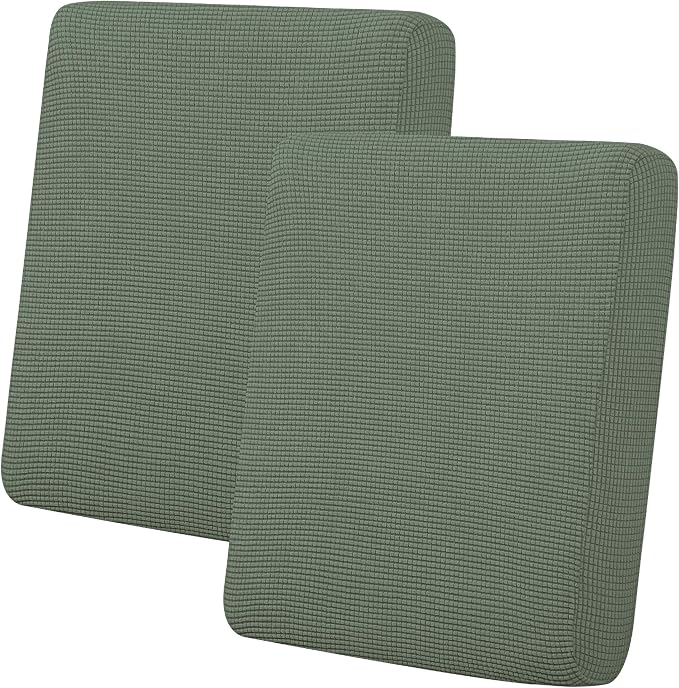 Easy-Going Stretch 2 Pieces Loveseat Couch Cushion Cover by Easy-Going