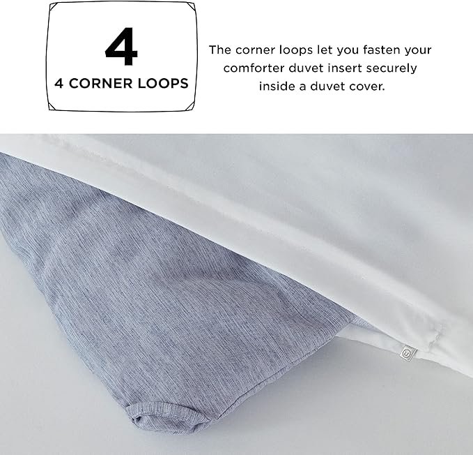 Bedsure King Size Comforter Set - Navy Blue Soft Bedding for All Seasons, Cationic Dyed Bed Set, 3 Pieces, 1 King Size Comforter (104"x90") and 2 Pillow Shams (20"x36"+2")
