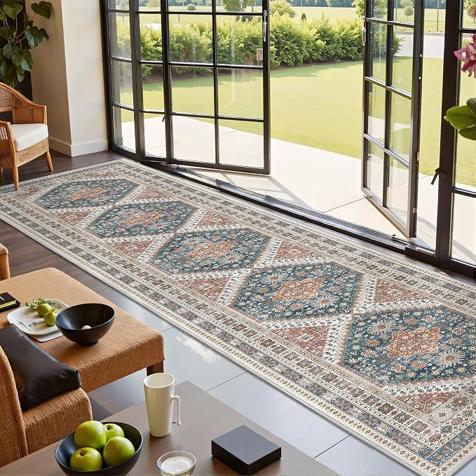 Runners for Hallway 12ft, Non-Slip Long Bathroom Rugs, Living Room, Soft - Image 4
