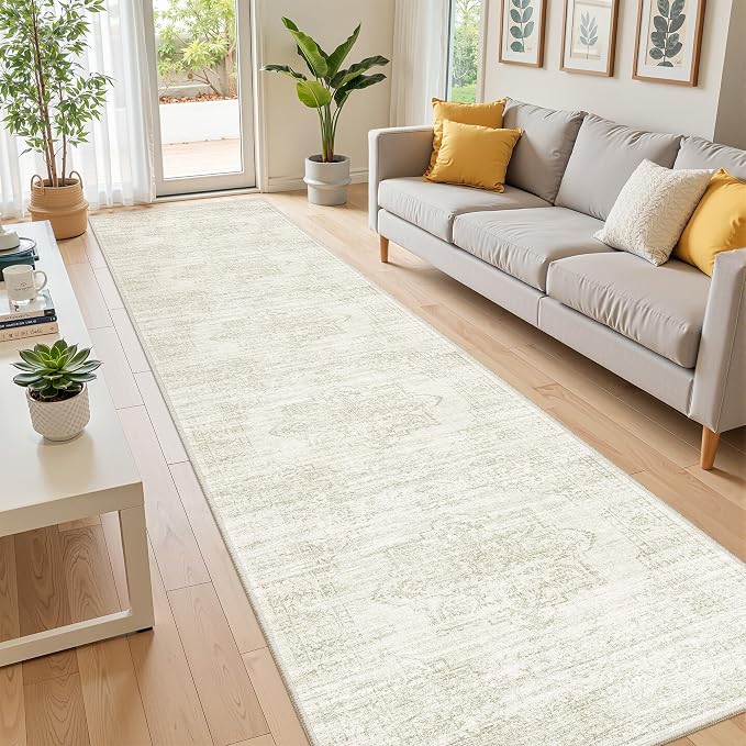 2x10 Runner Rug Non Slip, Washable Hallway Runner Rug, Laundry Room, Soft - Image 4