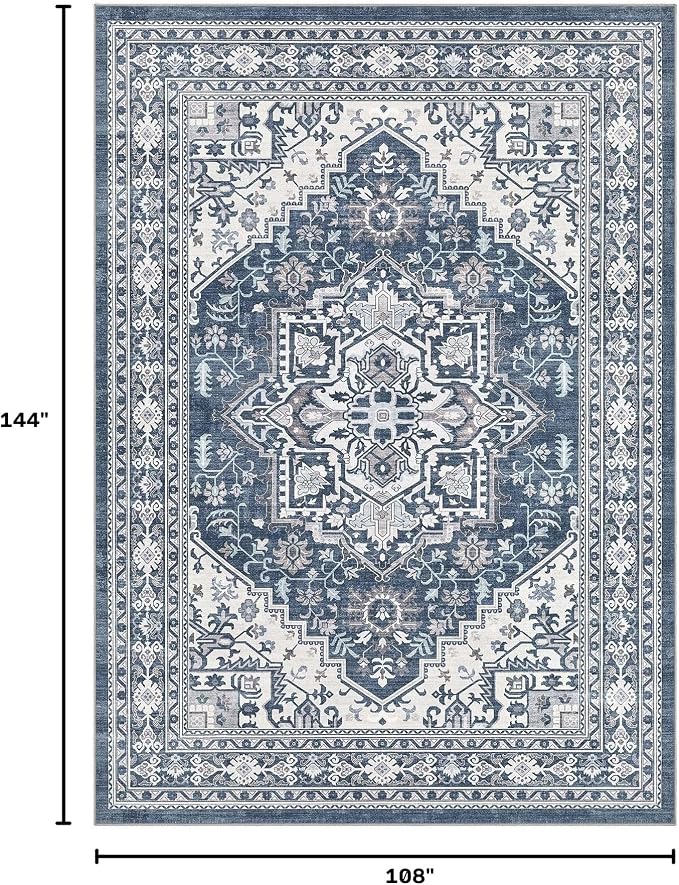 UERMEI 9x12 Area Rug for Living Room - Image 2