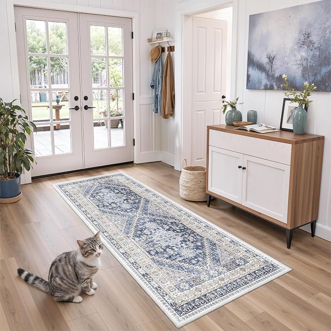 2x5 Rug Runners for Hallways Non Slip, Kitchen Rugs, Nursery Room, Soft Runner - Image 3
