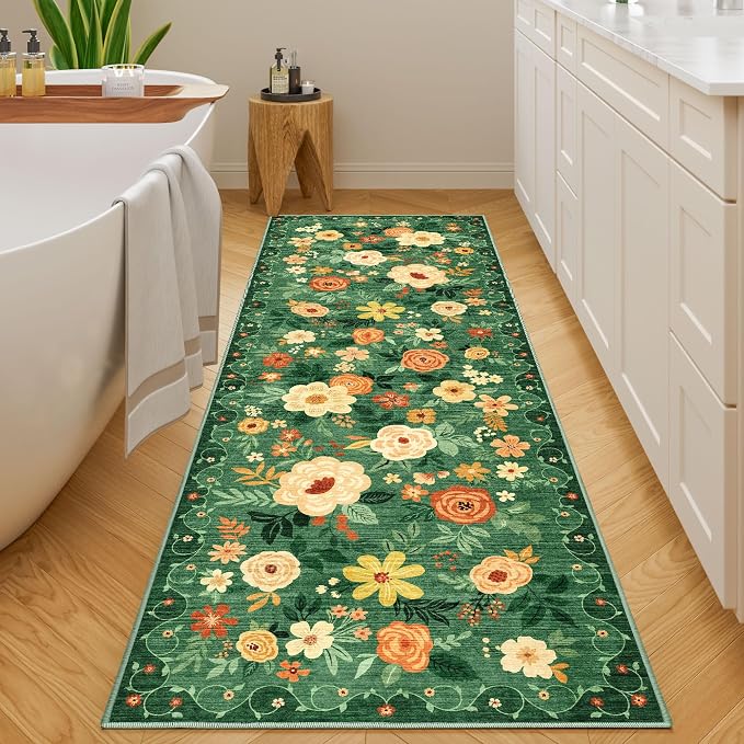 DUKINO 2.6x8 Runner Rug, Washable Rug - Image 6