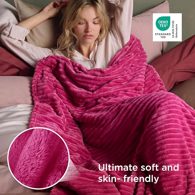 Bedsure Soft Full Size Fleece Blankets - Image 4