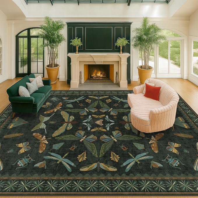 Forest Green Rugs for Living Room - Image 6
