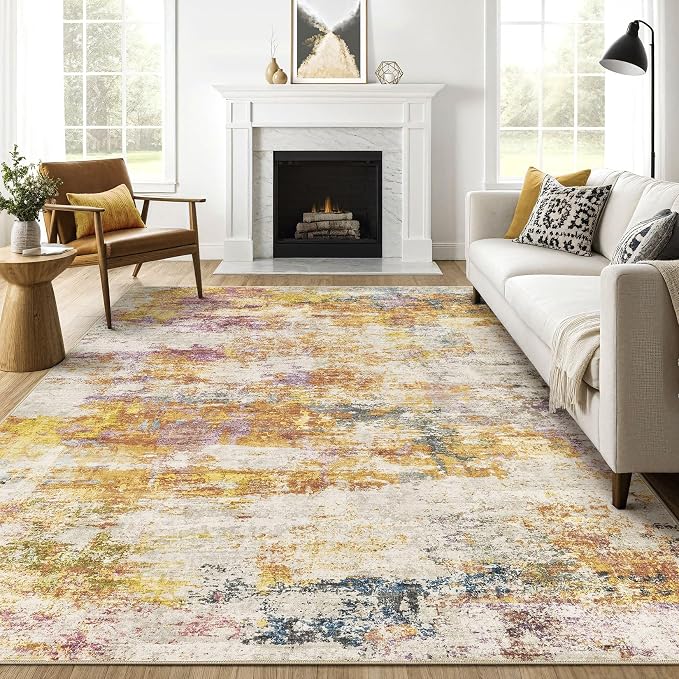 LOONGRUG 8x10 Area Rugs Washable Large Neutral Modern Living Room Rug | by LOONGRUG