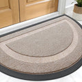 OLANLY Half Circle Front Door Mat Outside 71x23 All-Season Rubber Doormat | by OLANLY