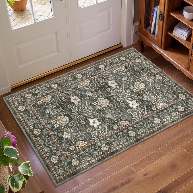 GarveeHome Small Entryway Rug, 2x3 Washable Front Door Rug Indoor Entrance - Image 2