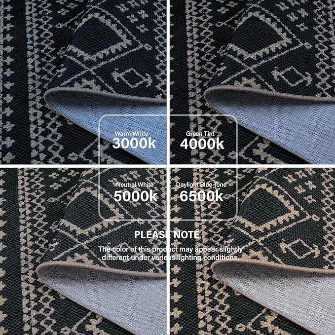 Lahome Boho Kitchen Runner Rug, 2x8 Easy Jute Laundry Room Rug | Black - Image 6
