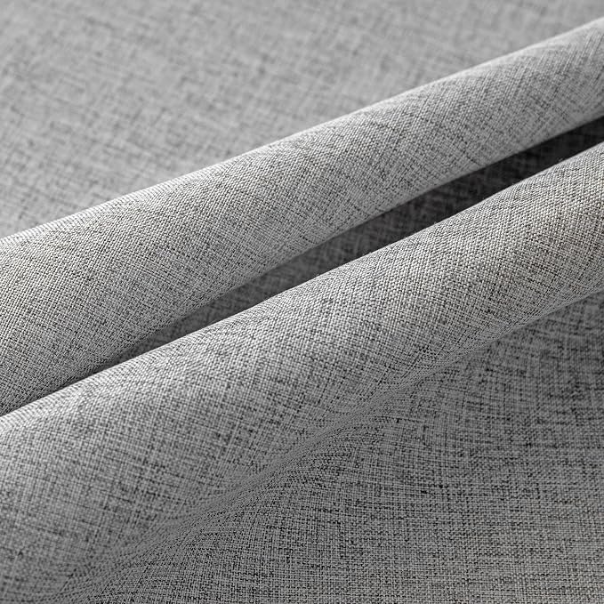 MYSKY HOME Living Room Curtains 84 Inches Long Semi Sheer Light Filtering - Image 7