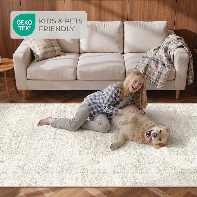 2x10 Runner Rug Non Slip, Washable Hallway Runner Rug, Laundry Room, Soft - Image 9