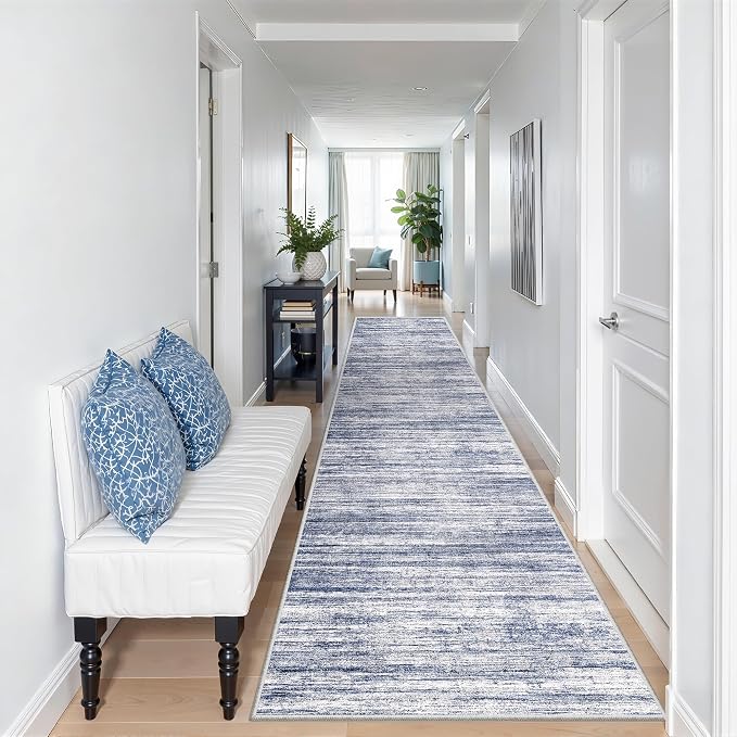 2x10 Runner Rug Non Slip, Washable Hallway Runner Rug, Laundry Room, Soft - Image 4
