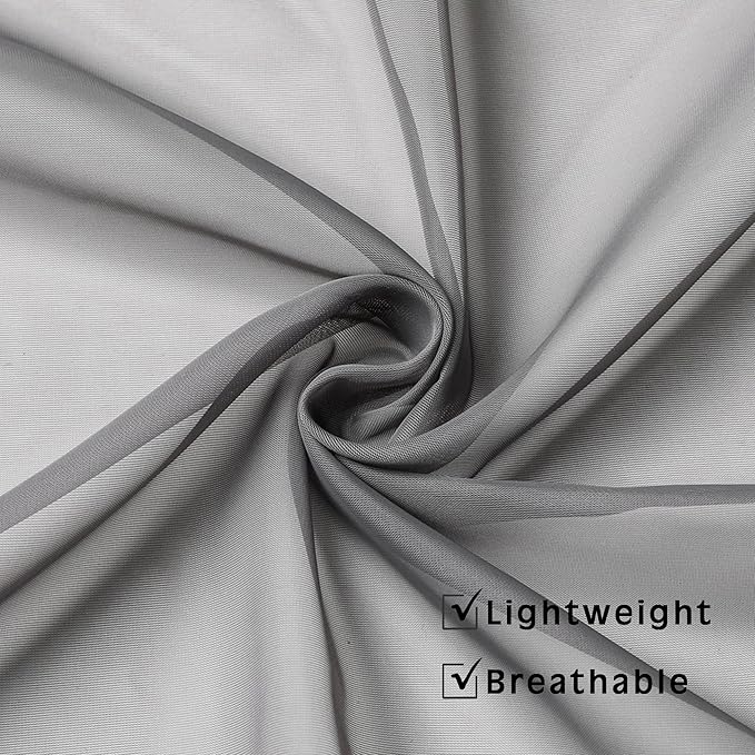 Voile Sheer Curtains with Decorative Rod Pocket, Modern Airy and Clean Selvedge - Image 6
