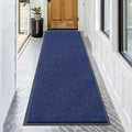 OLANLY Front Door Mat 71x30, Waterproof Heavy-Duty Indoor Outdoor Doormat | Blue by OLANLY