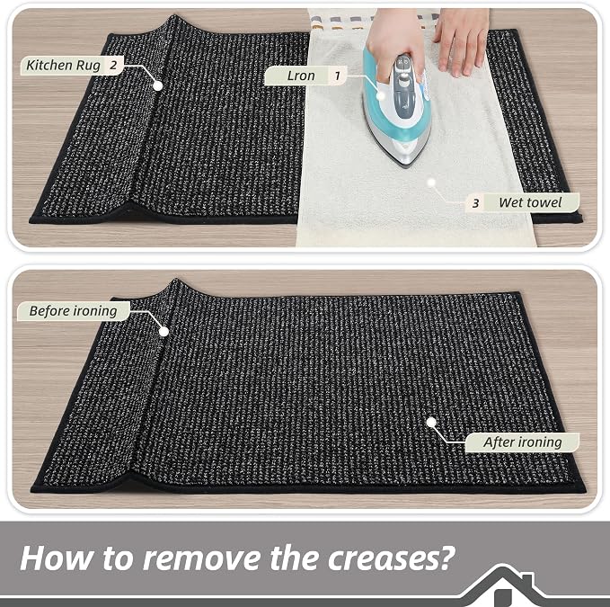 BEQHAUSE Kitchen Runner Rugs 20"x48", Kitchen Mats - Image 9