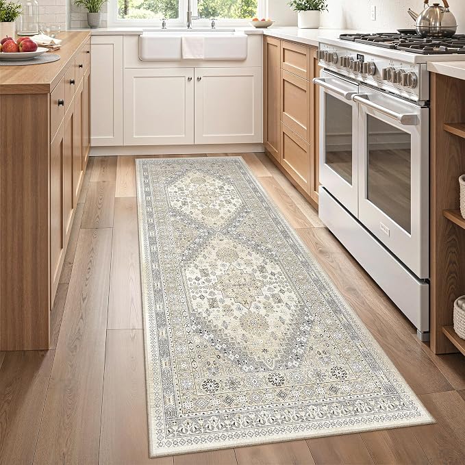 2x5 Rug Runners for Hallways Non Slip, Kitchen Rugs, Nursery Room, Soft Runner - Image 3
