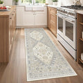 2x6 Runner Rug Non Slip, Washable Hallway Runner Rug, Nursery Room, Soft Runner by Zesthome