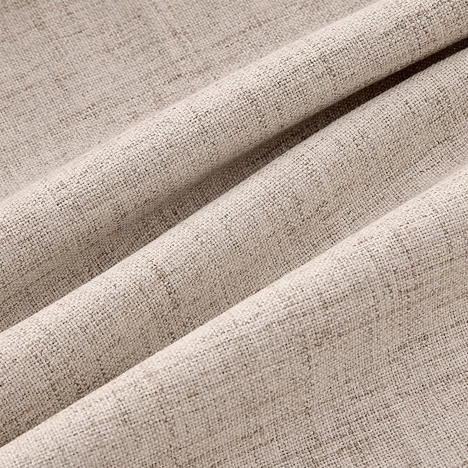 MIULEE 100% Blackout Linen Curtains - Image 9