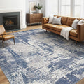 LOONGRUG Area Rug 5x7 Washable Neutral Modern Living Room Rugs Navy Gray | by LOONGRUG