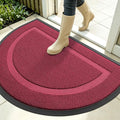 OLANLY Half Circle Front Door Mat Outside 35x23 All-Season Rubber Doormat | by OLANLY
