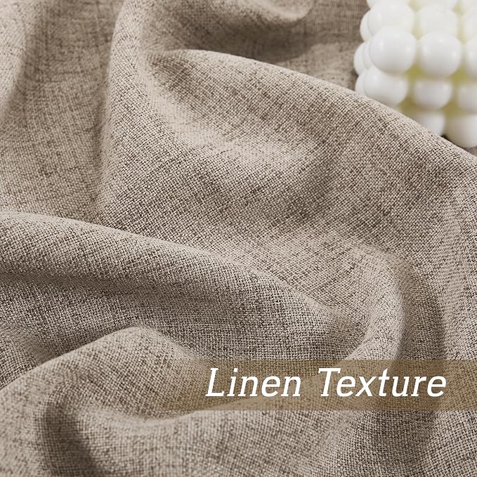 RYB HOME Sheer Curtains 102 inches, Extra Long Floor to Ceiling Curtains | Half - Image 4