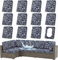 Waterproof Outdoor Cushion Covers, Stretch Patio Slipcovers | UV Resistant by hyha