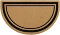 OLANLY Half Circle Front Door Mat, Low Profile Doormat, Stain and Fade Resistant by OLANLY