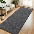 BEQHAUSE Dirt Trapper Door Mat 32"x72", Non-Slip Washable Doormat, Charcoal | by BEQHAUSE