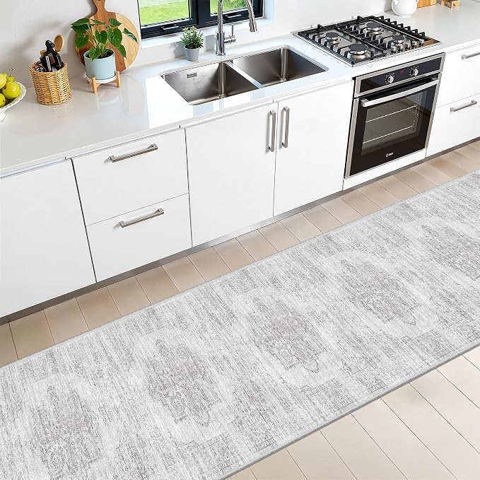 2x12 Runner Rug Non Slip, Washable Hallway Runner Rug, Laundry Room, Soft - Image 5